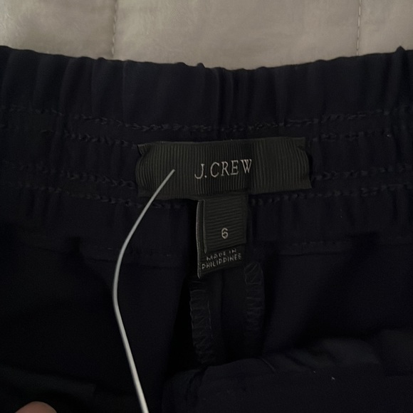 J. Crew crepe curve hem elastic waist dress up pull on shorts size 6 new nwt - Picture 5 of 8